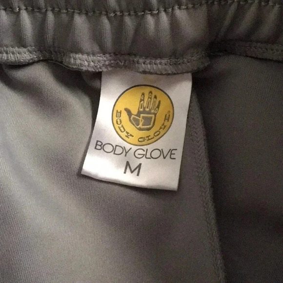 NWT Bodyglove Grey Side Stripe Straight Leg Casual Joggers Medium Pants Gym - Picture 8 of 8